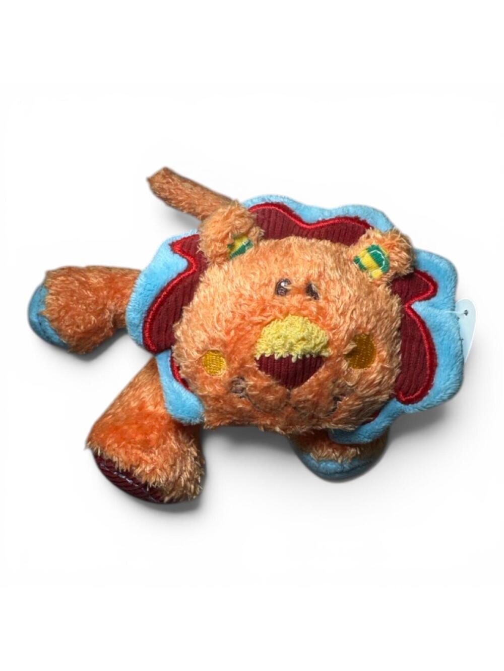 Mary Meyer Cheery Cheeks Orange Lively Lion 2003 Beanbag Plush NWT